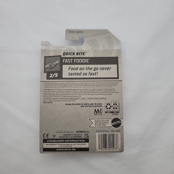 Hot Wheels Quick Bite FAST FOODIE *Treasure Hunt* - Picture 2 of 3